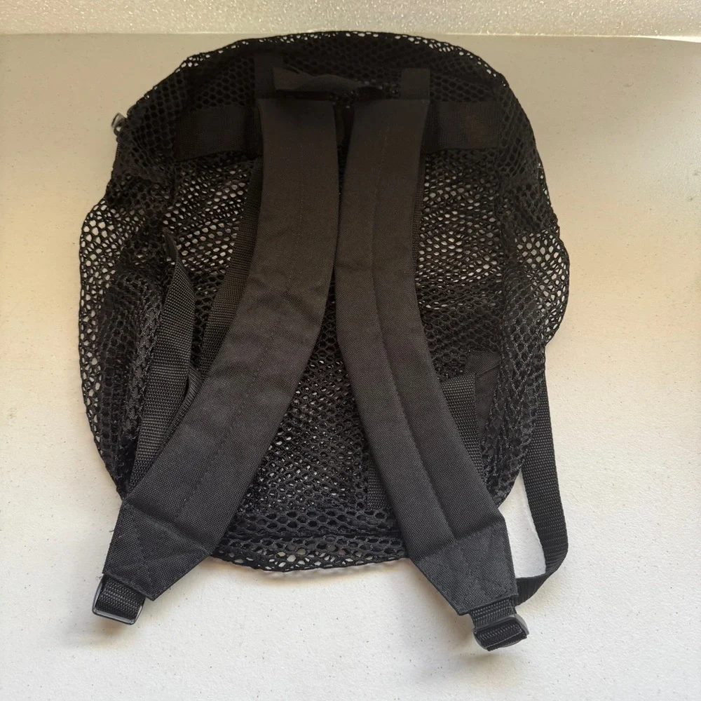 Black Mesh Backpack